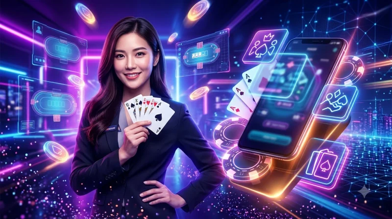 Người chơi tiếp cận Stud Poker với sự tập trung cao độ
