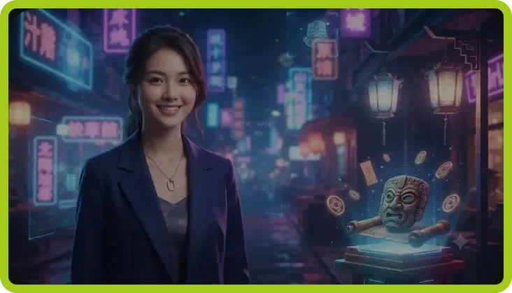 Quảng trường thị trấn ma quái đầy sương mù trong game online kinh dị