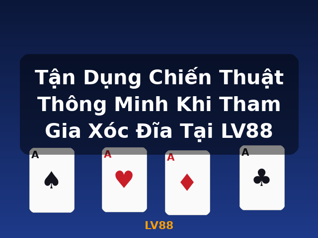 Tận Dụng Chiến Thuật Thông Minh Khi Tham Gia Xóc Đĩa Tại LV88 - LV88