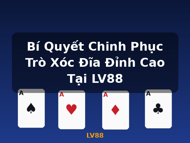Bí Quyết Chinh Phục Trò Xóc Đĩa Đỉnh Cao Tại LV88 - LV88