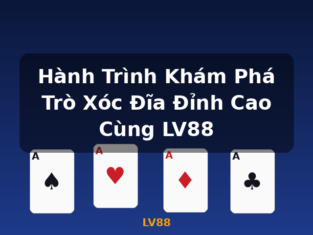 Hành Trình Khám Phá Trò Xóc Đĩa Đỉnh Cao Cùng LV88 - LV88