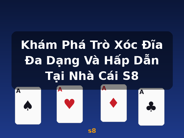 Khám Phá Trò Xóc Đĩa Đa Dạng Và Hấp Dẫn Tại Nhà Cái S8 - s8