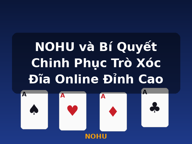 NOHU và Bí Quyết Chinh Phục Trò Xóc Đĩa Online Đỉnh Cao - NOHU