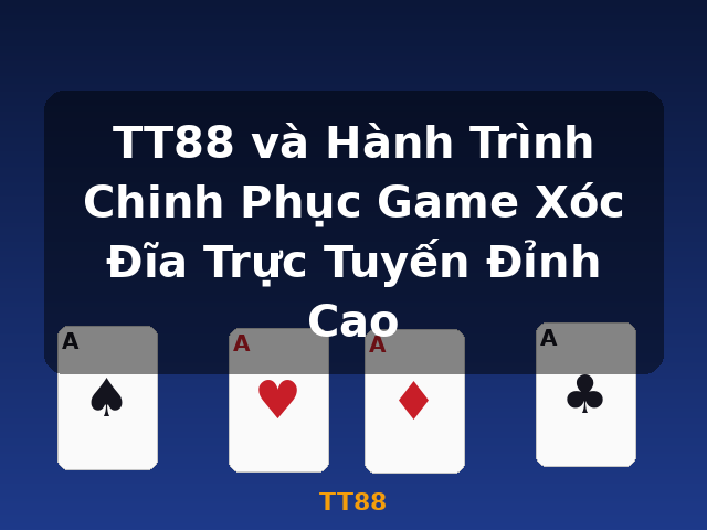 TT88 và Hành Trình Chinh Phục Game Xóc Đĩa Trực Tuyến Đỉnh Cao - TT88